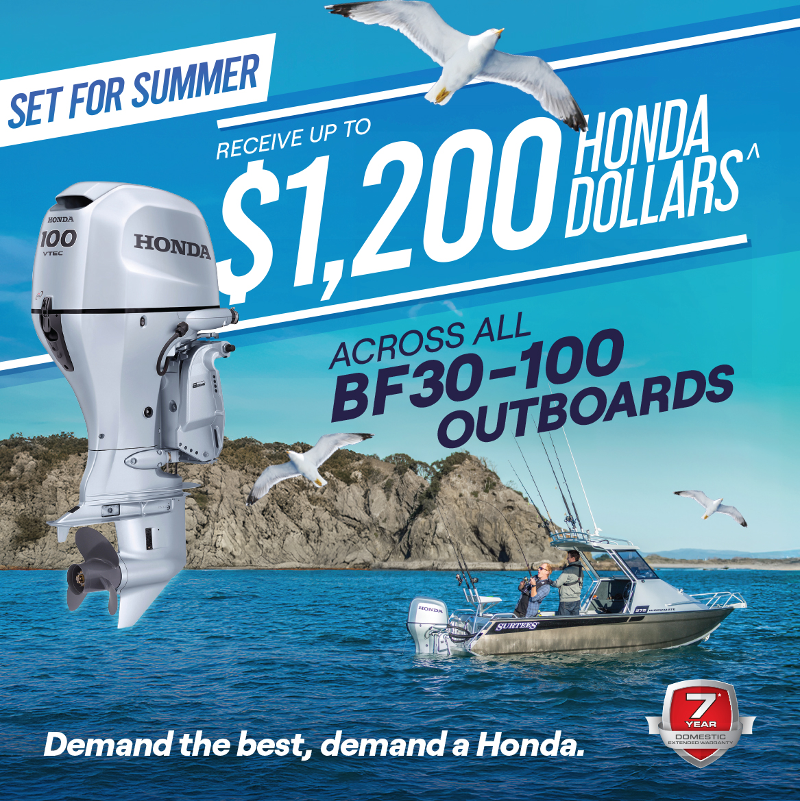 Set for Summer Honda Dollars promo banner